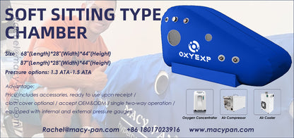 Soft Sitting L Size Hyperbaric Chamber ST2200-1.3ATA